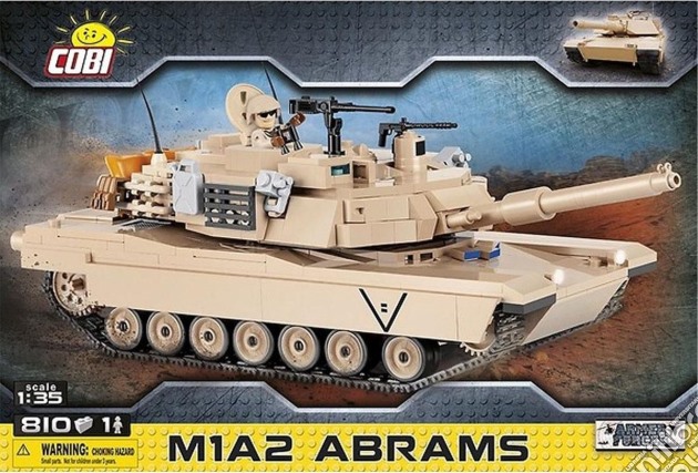 Cobi: Small Army - Abrams M1A2 Scale 1:35 810 Pcs gioco