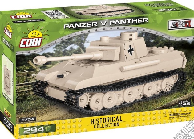 Cobi: World War II - 294 Pcs Hc Wwii/2704/Panzerkampfwagen V Panthe gioco
