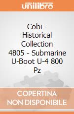 Cobi - Historical Collection 4805 - Submarine U-Boot U-4 800 Pz gioco di Cobi