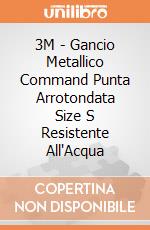 3M - Gancio Metallico Command Punta Arrotondata Size S Resistente All'Acqua gioco di 3M