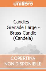 Candles - Grenade Large - Brass Candle (Candela) gioco di PHM