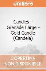 Candles - Grenade Large - Gold Candle (Candela) gioco di PHM