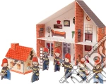 Casa da gioco Vigili del Fuoco in cartone giochi