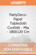 PartyDeco: Paper Tablecloth Confetti - Mix - 180X120 Cm giochi