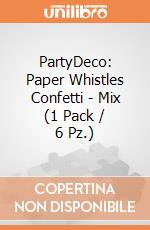 PartyDeco: Paper Whistles Confetti - Mix (1 Pack / 6 Pz.) giochi