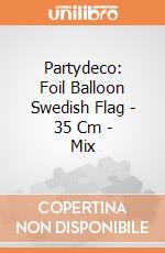 Partydeco: Foil Balloon Swedish Flag - 35 Cm - Mix giochi