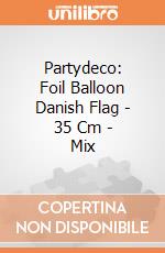 Partydeco: Foil Balloon Danish Flag - 35 Cm - Mix giochi