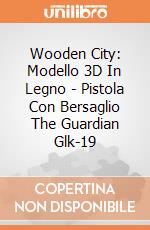 Wooden City: Modello 3D In Legno - Pistola Con Bersaglio The Guardian Glk-19 giochi