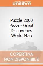 Puzzle 2000 Pezzi - Great Discoveries World Map giochi