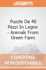 Puzzle Da 40 Pezzi In Legno - Animals From Green Farm giochi