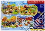 Castorland: 4 Puzzle In 1 - Four Seasons (8+12+15+20 Pcs) giochi