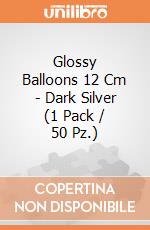 Glossy Balloons 12 Cm - Dark Silver (1 Pack / 50 Pz.) giochi