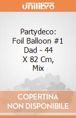 Partydeco: Foil Balloon #1 Dad - 44 X 82 Cm, Mix giochi