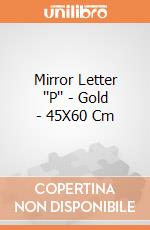 Mirror Letter ''P'' - Gold - 45X60 Cm giochi