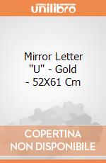 Mirror Letter ''U'' - Gold - 52X61 Cm giochi