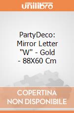 Mirror Letter ''W'' - Gold - 88X60 Cm giochi
