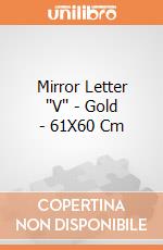 Mirror Letter ''V'' - Gold - 61X60 Cm giochi