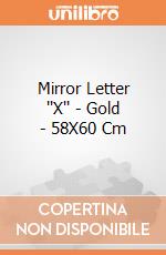 Mirror Letter ''X'' - Gold - 58X60 Cm giochi