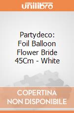 Partydeco: Foil Balloon Flower Bride 45Cm - White giochi
