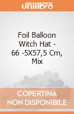 Foil Balloon Witch Hat - 66 -5X57,5 Cm, Mix giochi