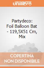 Partydeco: Foil Balloon Bat - 119,5X51 Cm, Mix giochi