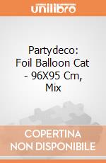 Partydeco: Foil Balloon Cat - 96X95 Cm, Mix giochi