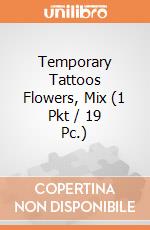 Temporary Tattoos Flowers, Mix (1 Pkt / 19 Pc.) giochi