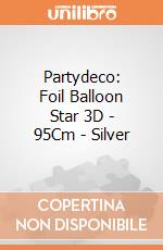 Partydeco: Foil Balloon Star 3D - 95Cm - Silver giochi