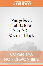 Partydeco: Foil Balloon Star 3D - 95Cm - Black giochi