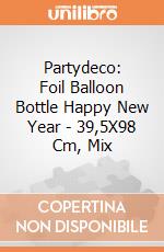 Partydeco: Foil Balloon Bottle Happy New Year - 39,5X98 Cm, Mix giochi