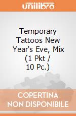 Temporary Tattoos New Year's Eve, Mix (1 Pkt / 10 Pc.) giochi
