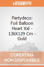 Partydeco: Foil Balloon Heart Xxl - 136X129 Cm - Gold giochi