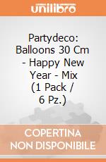 Partydeco: Balloons 30 Cm - Happy New Year - Mix (1 Pack / 6 Pz.) giochi