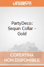 PartyDeco: Sequin Collar - Gold giochi