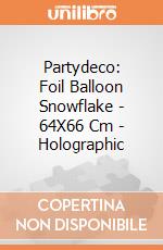 Partydeco: Foil Balloon Snowflake - 64X66 Cm - Holographic giochi
