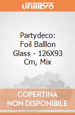 Partydeco: Foil Balllon Glass - 126X93 Cm, Mix giochi