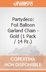 Partydeco: Foil Balloon Garland Chain - Gold (1 Pack / 14 Pz.) giochi