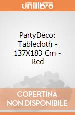 PartyDeco: Tablecloth - 137X183 Cm - Red giochi