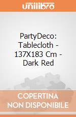 PartyDeco: Tablecloth - 137X183 Cm - Dark Red giochi