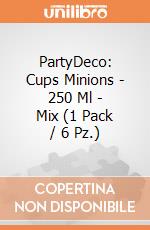 PartyDeco: Cups Minions - 250 Ml - Mix (1 Pack / 6 Pz.) giochi