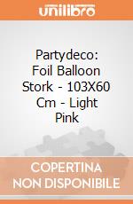 Partydeco: Foil Balloon Stork - 103X60 Cm - Light Pink giochi