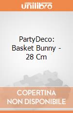 PartyDeco: Basket Bunny - 28 Cm giochi