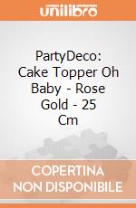 PartyDeco: Cake Topper Oh Baby - Rose Gold - 25 Cm giochi