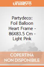 Partydeco: Foil Balloon Heart Frame - 86X83.5 Cm - Light Pink giochi
