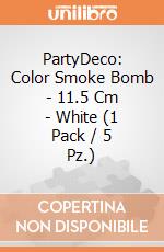PartyDeco: Color Smoke Bomb - 11.5 Cm - White (1 Pack / 5 Pz.) giochi