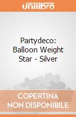 Partydeco: Balloon Weight Star - Silver giochi