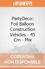 Partydeco: Foil Balloon Construction Vehicles - 45 Cm, Mix giochi
