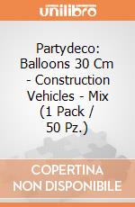 Partydeco: Balloons 30 Cm - Construction Vehicles - Mix (1 Pack / 50 Pz.) giochi