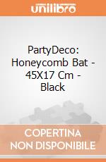 PartyDeco: Honeycomb Bat - 45X17 Cm - Black giochi