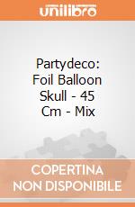 Partydeco: Foil Balloon Skull - 45 Cm - Mix giochi
